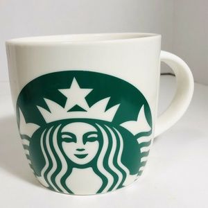 Starbucks Mermaid Large Green SIREN LOGO Mug 14 Oz